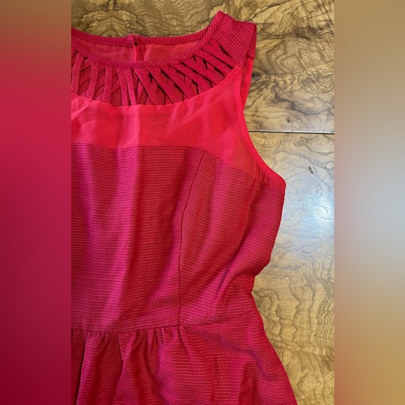 Maeve by Anthropologie Sleeveless Red Mini A-line Dress - size 00 Petite - Picture 2 of 10